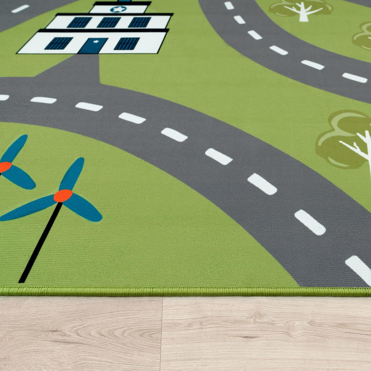 KINDERTEPPICH 200/200 cm Bino 562 - Grün, Kunststoff (200/200cm) - Paco Home