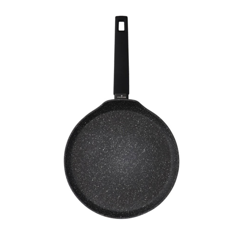 CREPESPFANNE Forte Schwarz 20/27/4 cm Metall - Schwarz, Metall (27cm) - Mondex