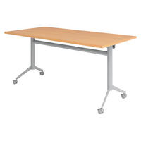 KLAPPTISCH fahrbar KF 80/160/75 cm in Buchefarben - Buchefarben, Holzwerkstoff (80/160/75cm) - bümö