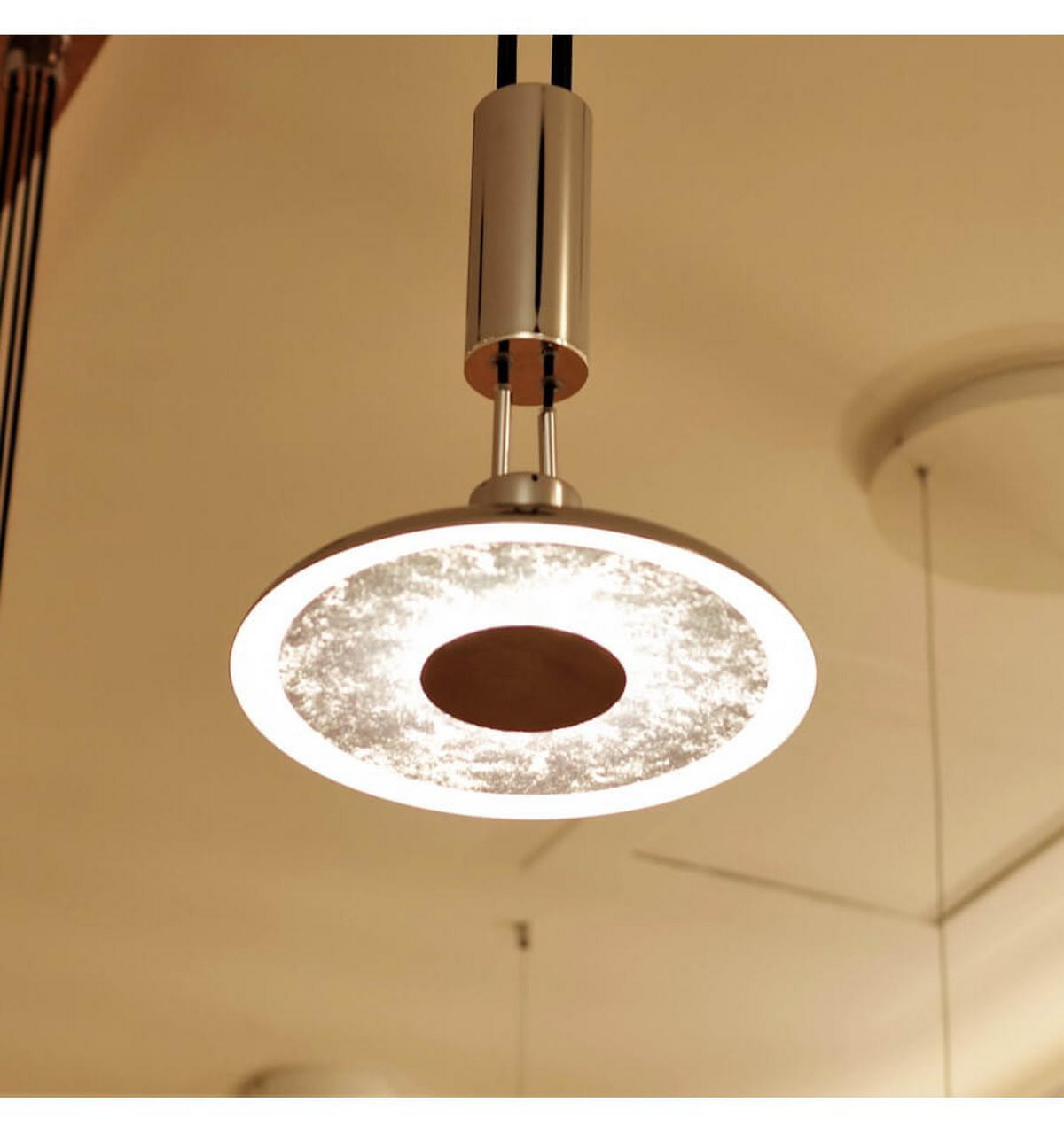 HÄNGELEUCHTE Yukon, Silber/Chrom, 160cm - Chromfarben, Metall (160/23/160cm) - KOSILUM