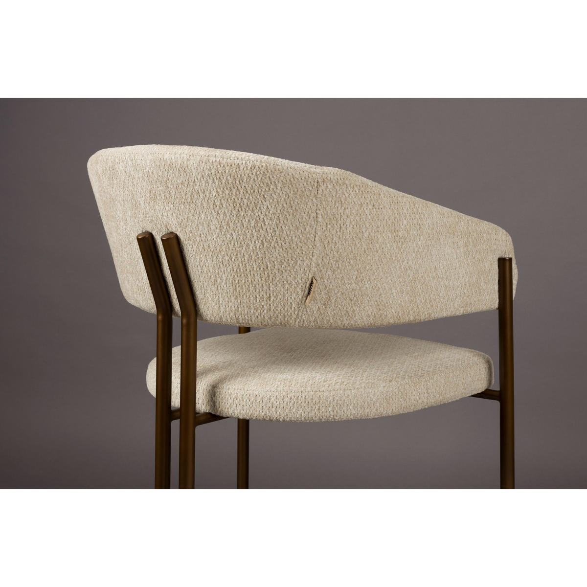 ESSZIMMERSTUHL Naida Beige - 2 er Set - Beige, Holzwerkstoff (56.5/78.5/58.5cm) - Dutchbone