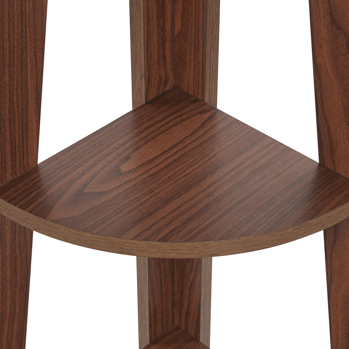 BÜCHEREGAL 5 Fächer Mobile Solo - Dunkelbraun, Holzwerkstoff (49/175/36cm) - Beliani