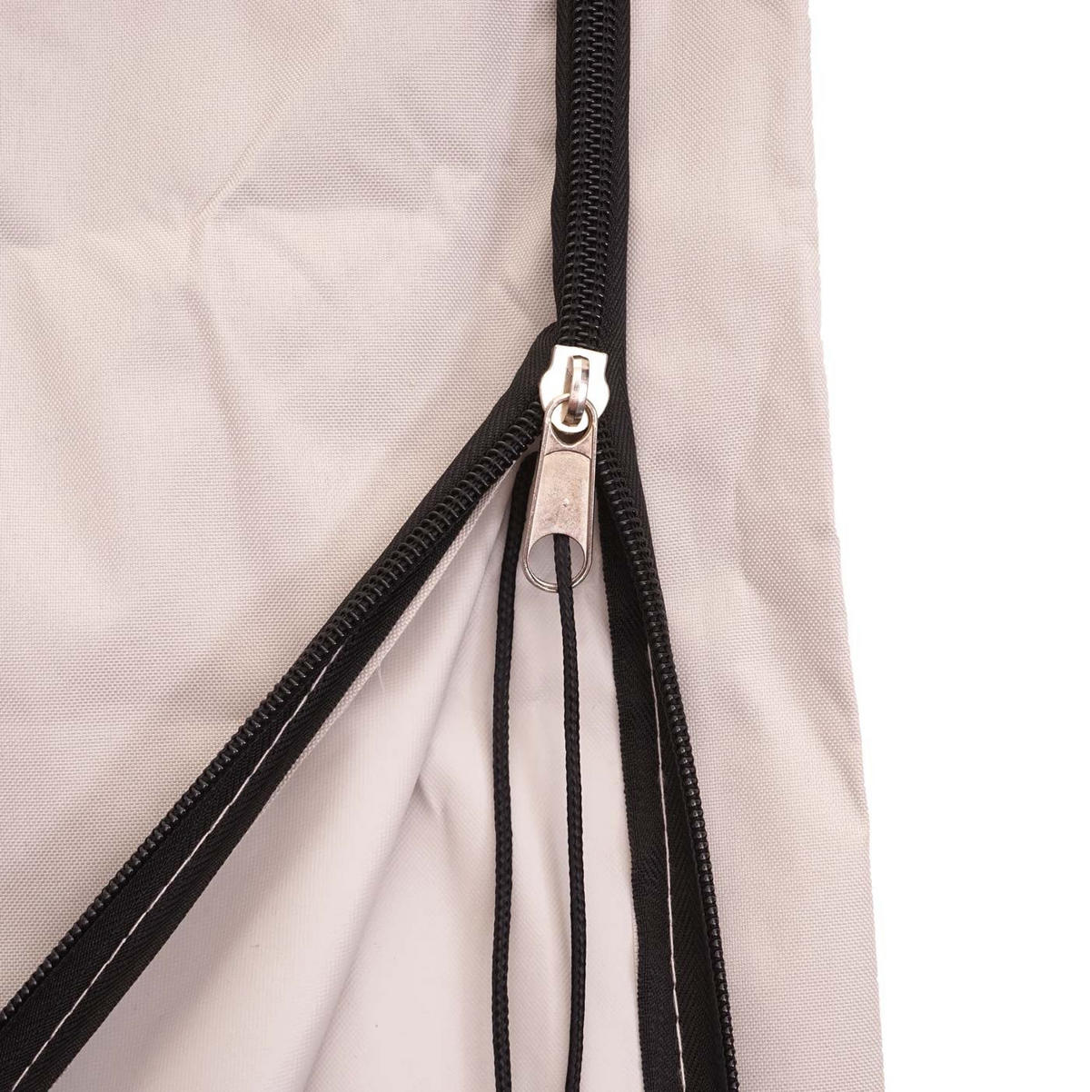 SCHUTZHÜLLE MCW FÜR AMPELSCHIRM BIS 4M Cremeweiß, Grau - Weiß/Grau, Textil (60/270/60cm) - MCW