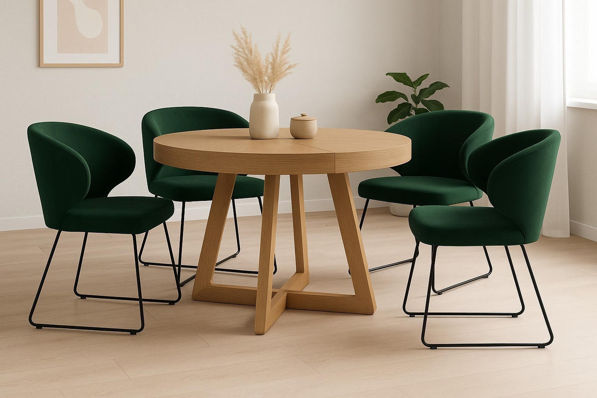 ESSTISCH SOLIS Ausziehbar 130 - 230 / 130 x 76 cm - Eichefarben, Holz (130/130/76cm) - MASSENO