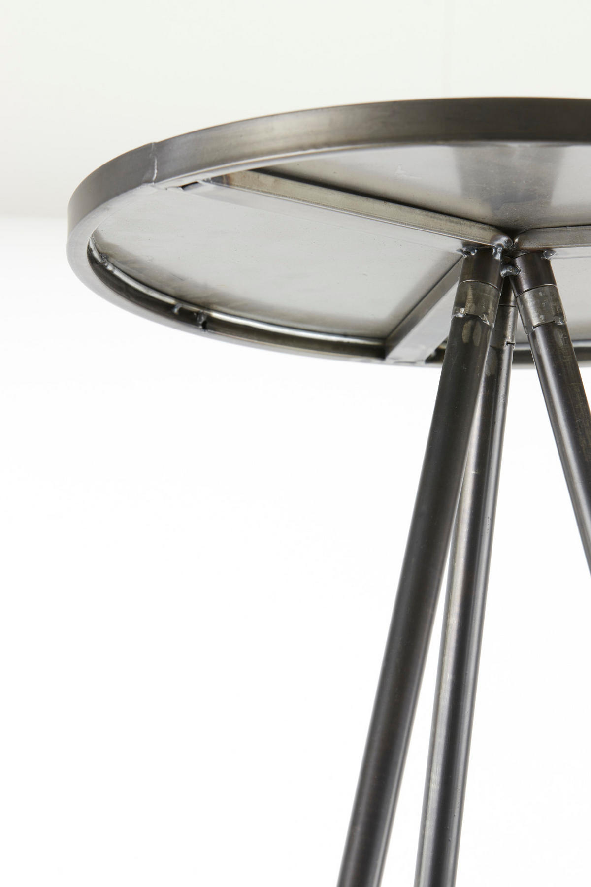 SÄULE Envira Grau Ø39,5/119,5 cm - Grau, Metall (39.5/39.5/119.5cm) - Light & Living