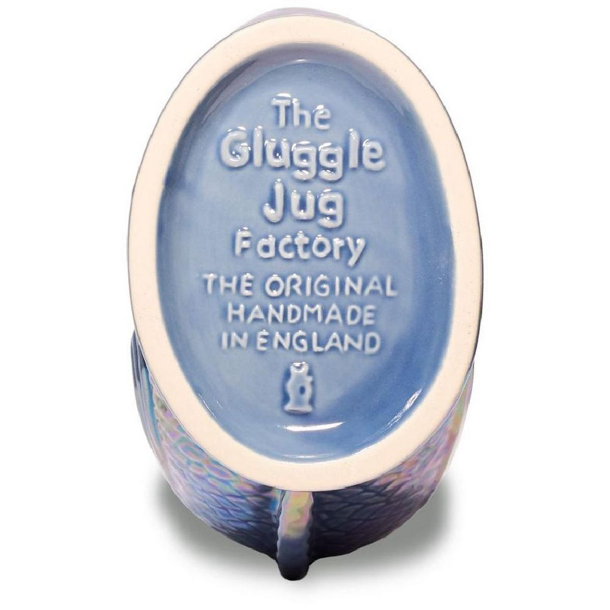 KARAFFE mit „Gluck-Gluck“-Geräusch 27,5/17/9,5 cm - Blaugrau, Keramik (1.2L) - Gluckigluck