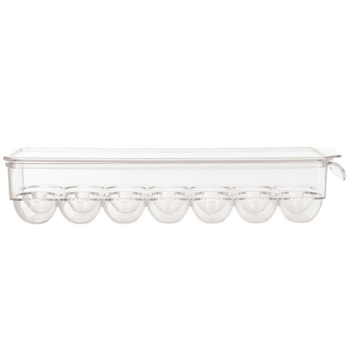 KÜHLSCHRANK-EIERABLAGE Smart Fridge für 14 Eier, PET-Kunststoff, Transparent - Transparent, Kunststoff (11/7.5/37cm) - 5five Simply Smart