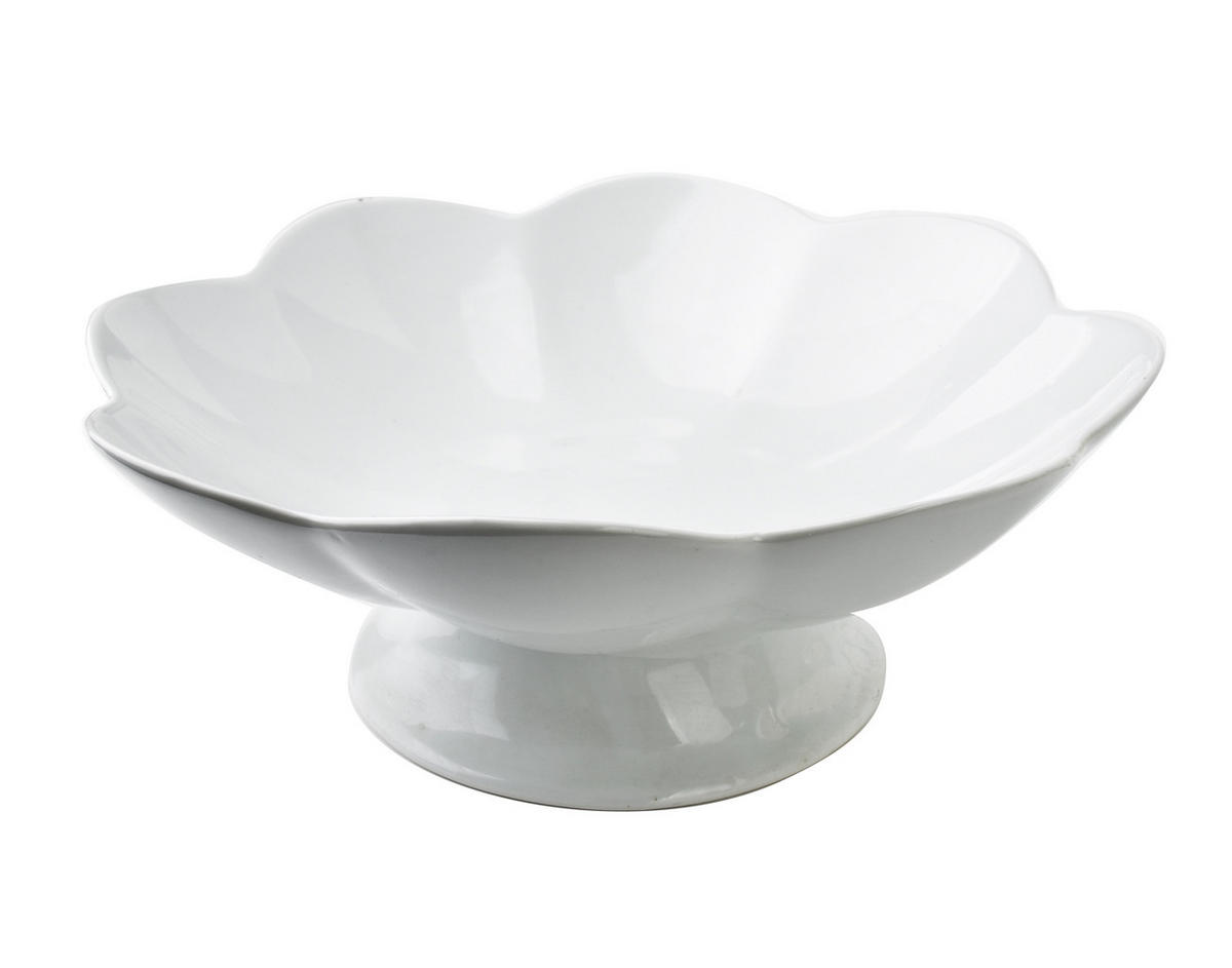 SERVIERSCHALE Basic Weiß 24.5/24.5/9 cm Keramik - Weiß, Keramik (24.5/9/24.5cm) - Mondex