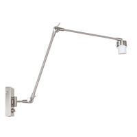 WANDLEUCHTE Prestige Chic Silber - Silberfarben, Metall (15/45/15cm)