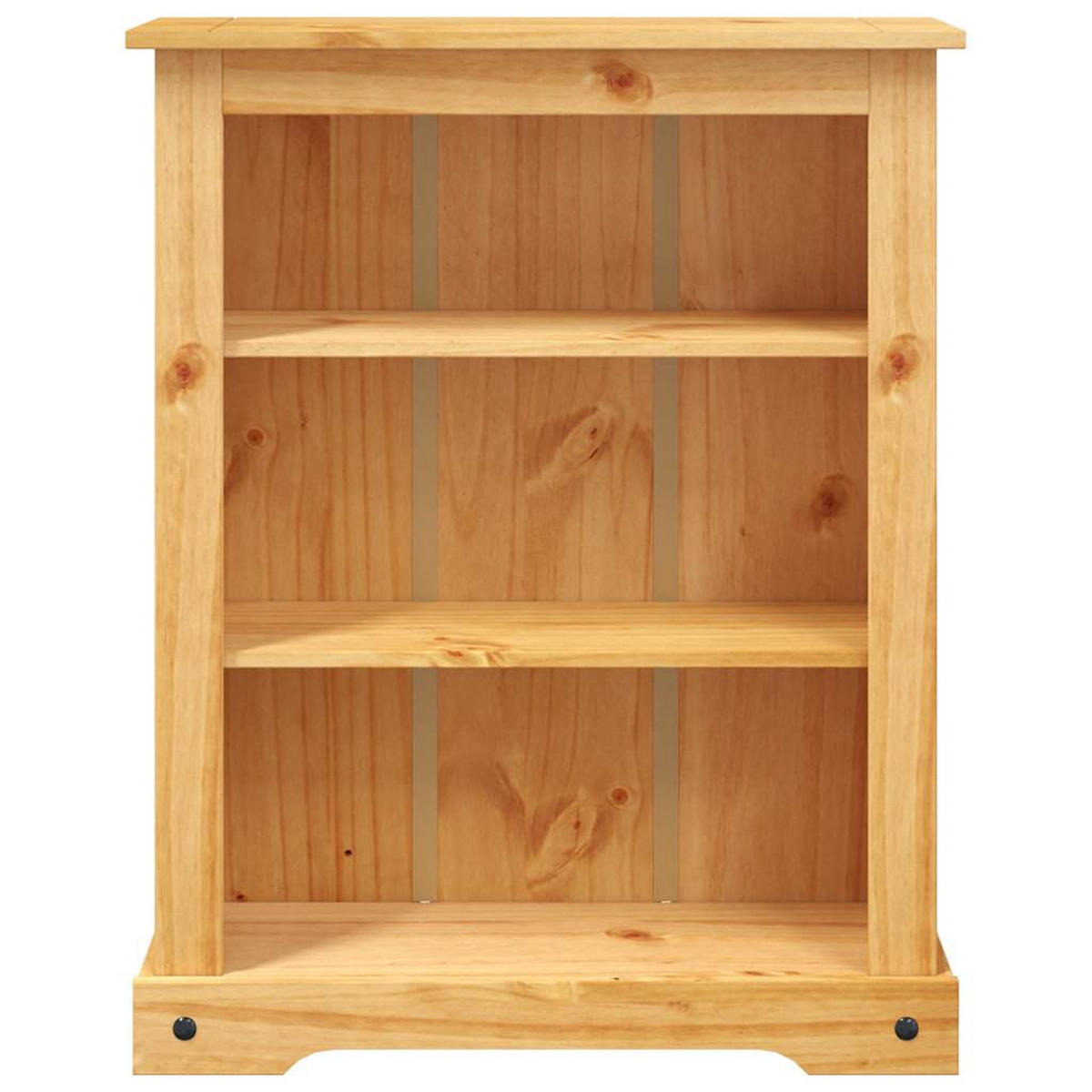 BÜCHERSCHRANK 3 Fächer Mexiko-Stil Kiefernholz 80/29/100 Cm - Braun, Holz (80/100/29cm) - vidaXL