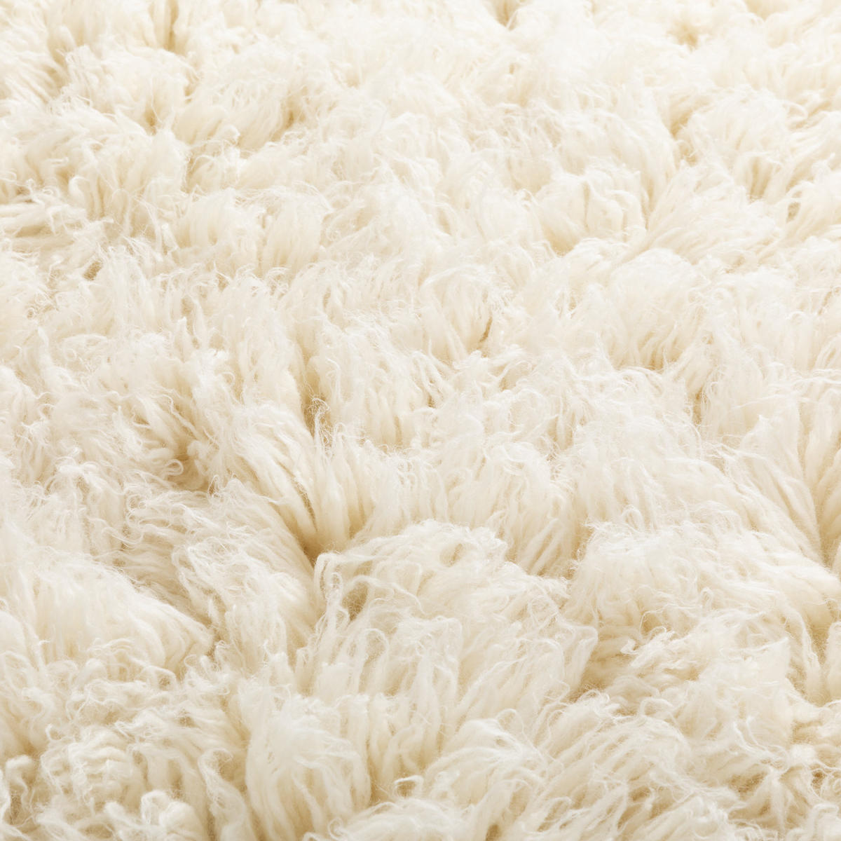 WOLLTEPPICH Rund Ø 170 cm Flokati 1500 - Naturfarben, Naturmaterialien (170/170cm) - Steffensmeier