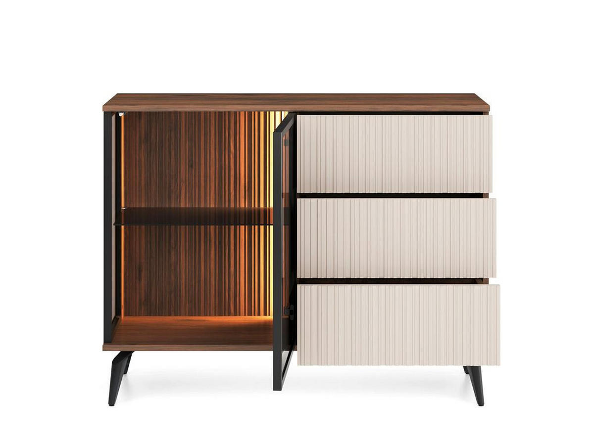 KOMMODE – KSZ103 – 103 cm – Vici – Kaschmir - Kaschmir, Holzwerkstoff (103/80/39cm) - hi-markt