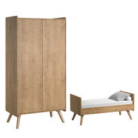 BABYZIMMER 2-teilig Holz - Braun, Holzwerkstoff (145/103/75cm) - Petits-meubles