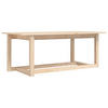 COUCHTISCH 110x55x45 cm Massivholz Kiefer - Naturfarben, Holz (55/110/45cm) - furnicato