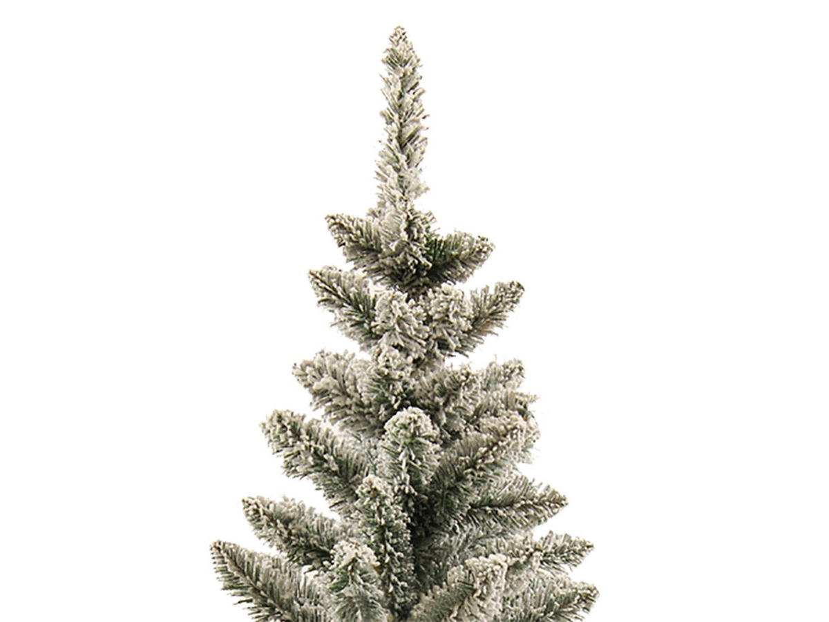 LAALU WEIHNACHTSBAUM geschmückt künstlich SNOW BEAUTY 60 cm mit LED-BELEUCHTUNG IM TOPF - Goldfarben/Weiß, Kunststoff (60cm) - LAALU