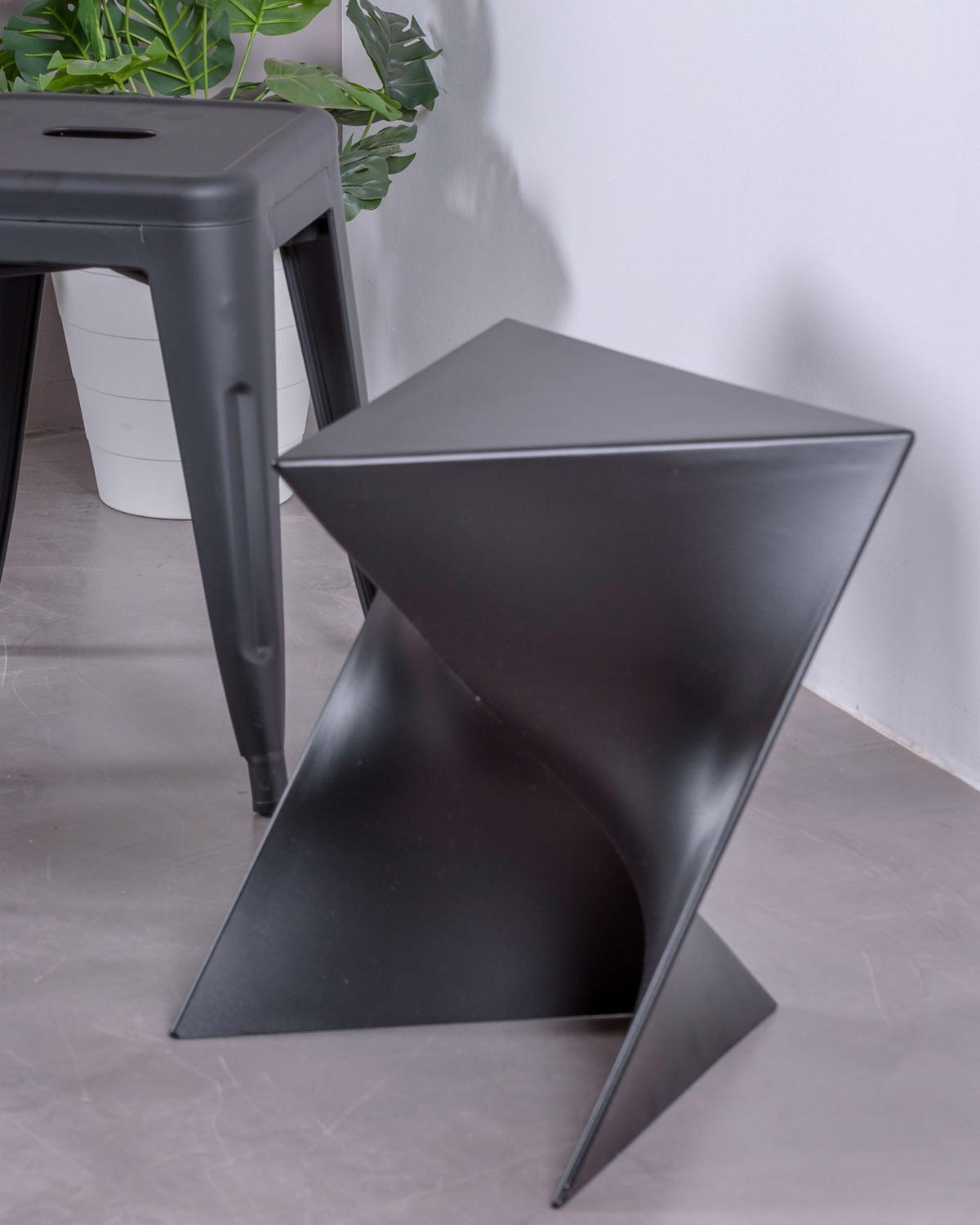 HOCKER Kunststoff Schwarz - Schwarz, Kunststoff (43/44/40cm) - Nest Dream