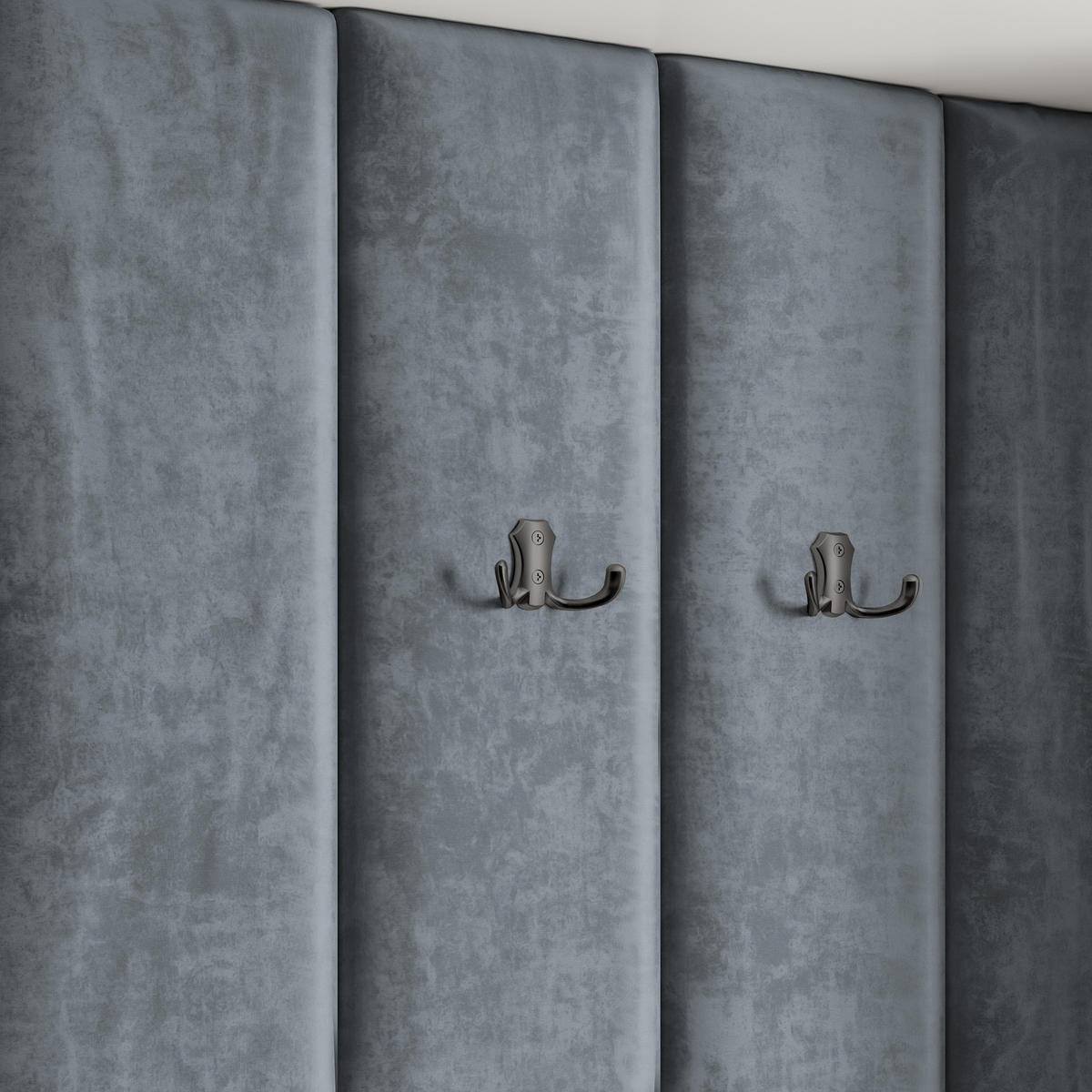 GARDEROBENSCHRANK REMA 120/240/60 cm Modern Garderobe-Set Weiß - Weiß/Grau, Holzwerkstoff (120/240/60cm) - MASSENO