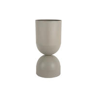 BLUMENTOPF Tonar XL Grau Ø25.5/55 cm - Grau, Metall (55cm) - Present Time