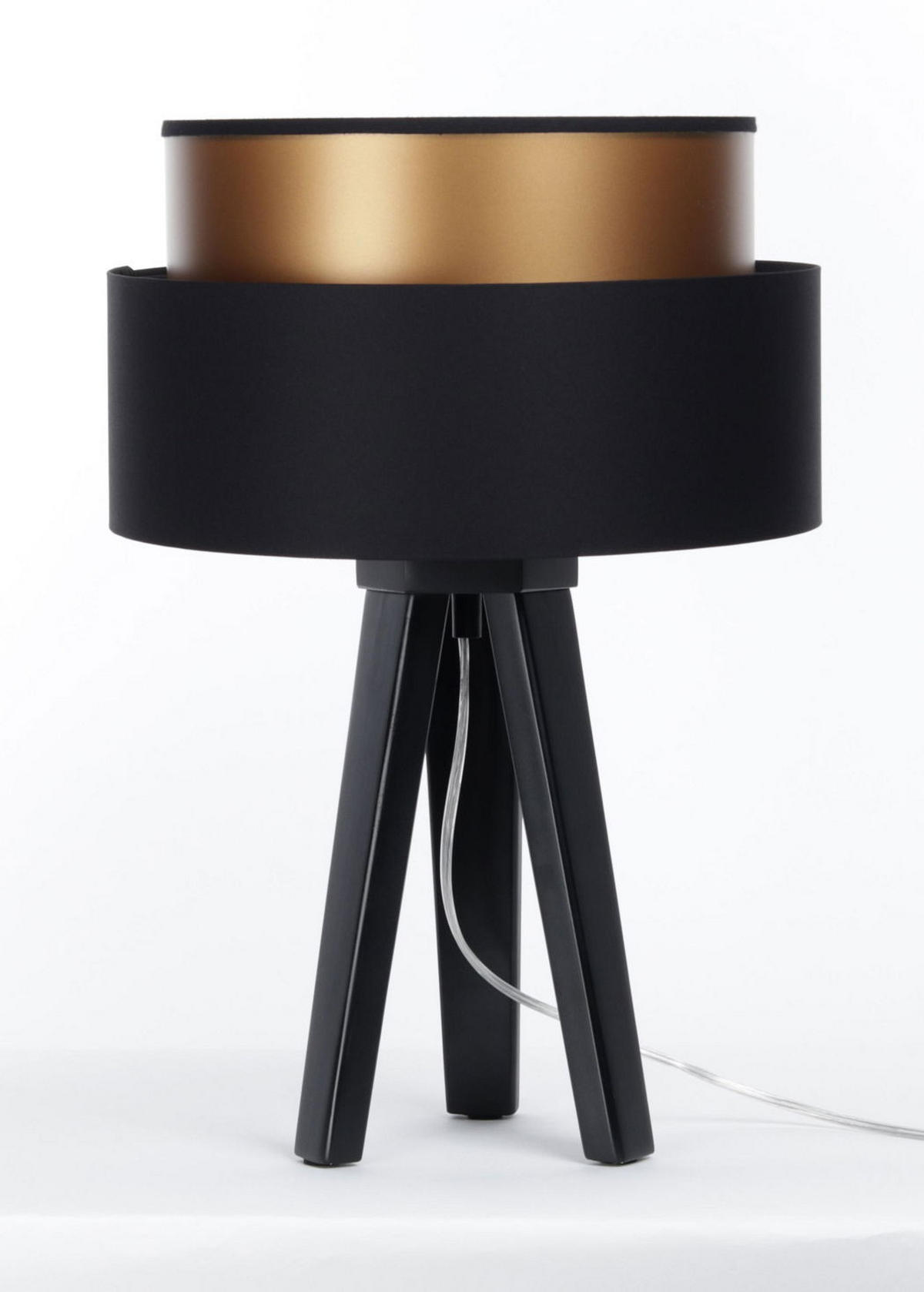 TISCHLAMPE Schwarz 30/45 cm - Braun, Kunststoff (30/0.7/45cm) - ONZENO