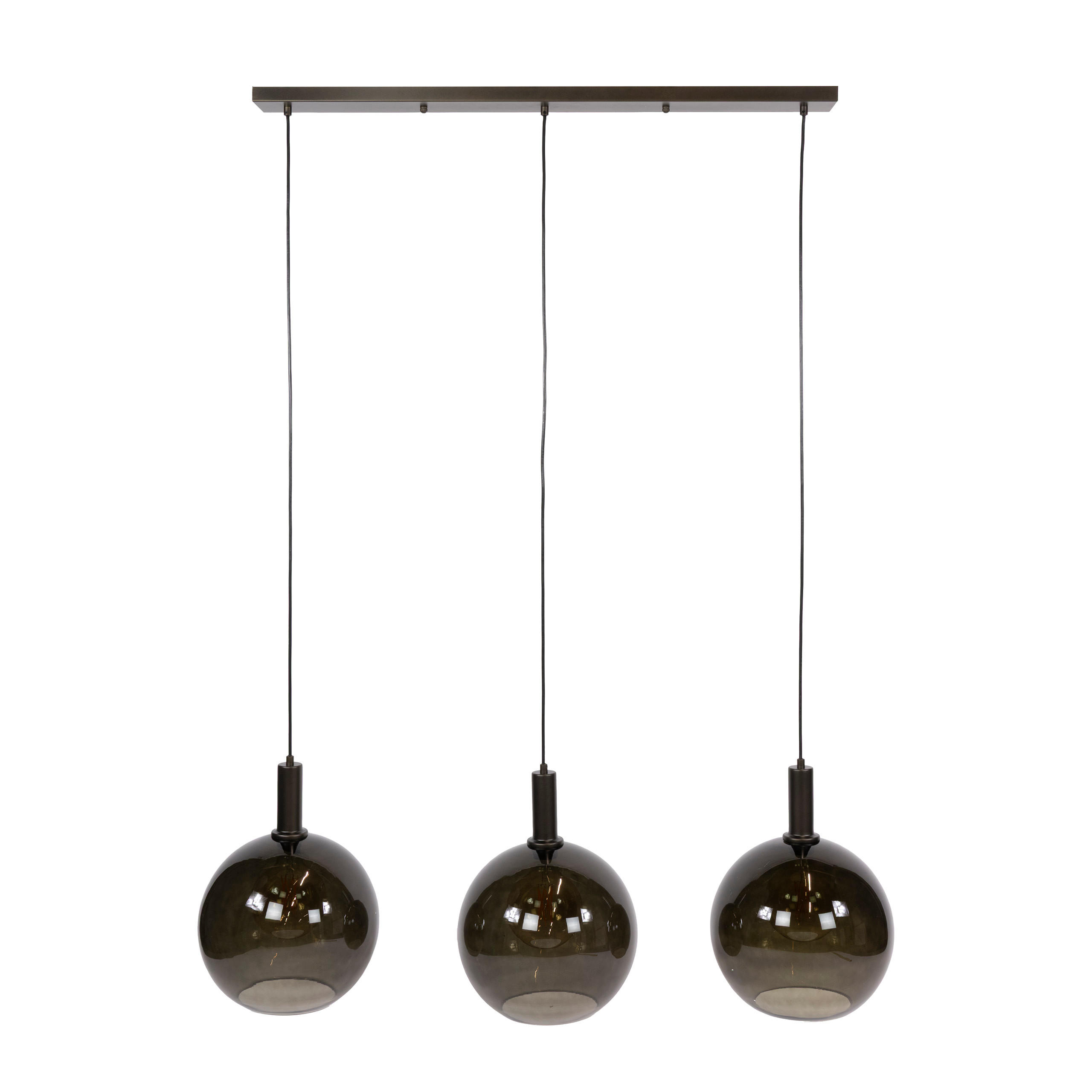 HÄNGELEUCHTE Sfera Braun 30/115/150 cm - Braun, Glas (30/115/150cm) - Hoyz Collection