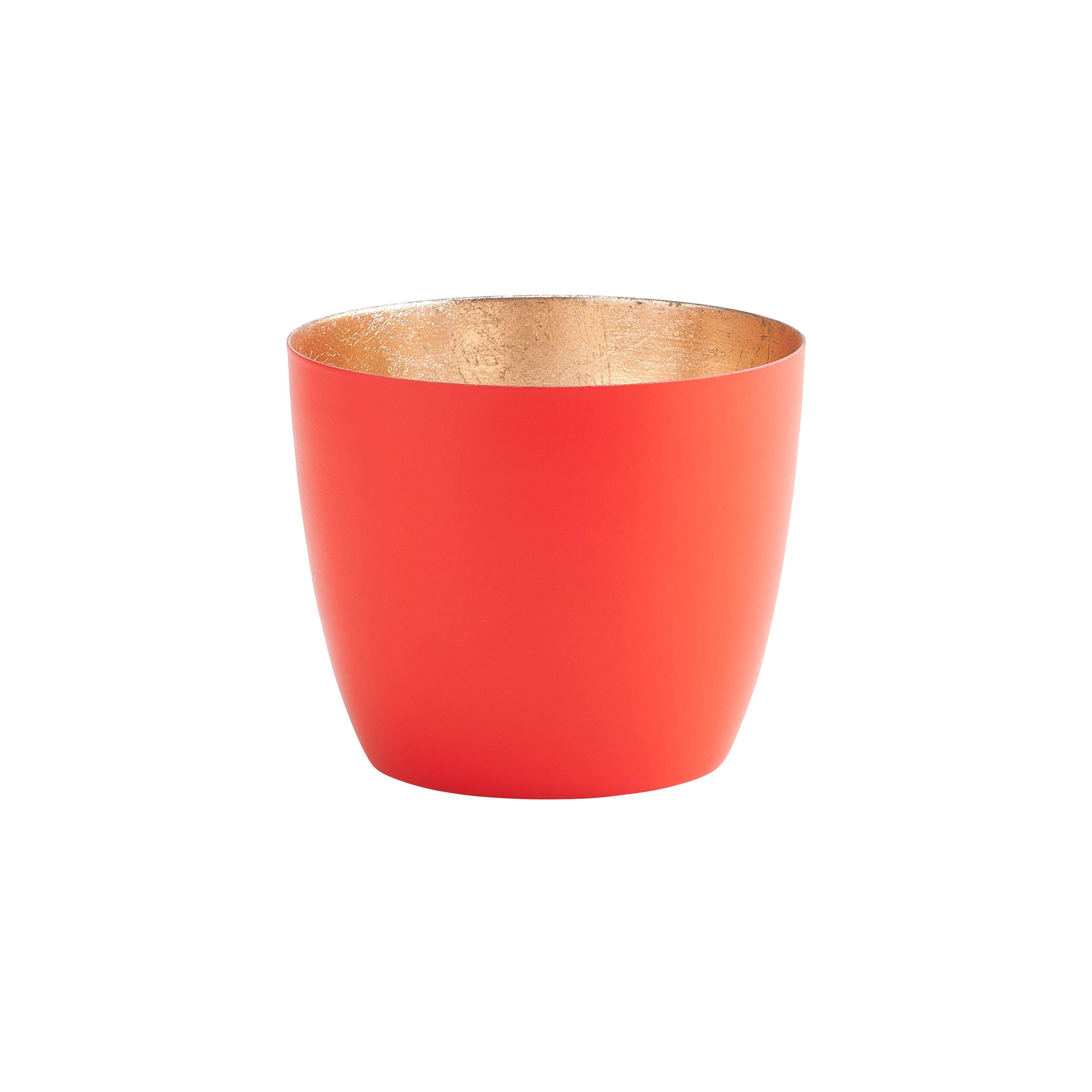 TEELICHTHALTER Madras M, Eisen, Neon Rot, 8.5 cm - Rot, Metall (9cm) - Gift Company
