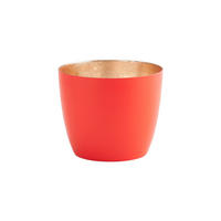 TEELICHTHALTER Madras M, Eisen, Neon Rot, 8.5 cm - Rot, Metall (9cm) - Gift Company