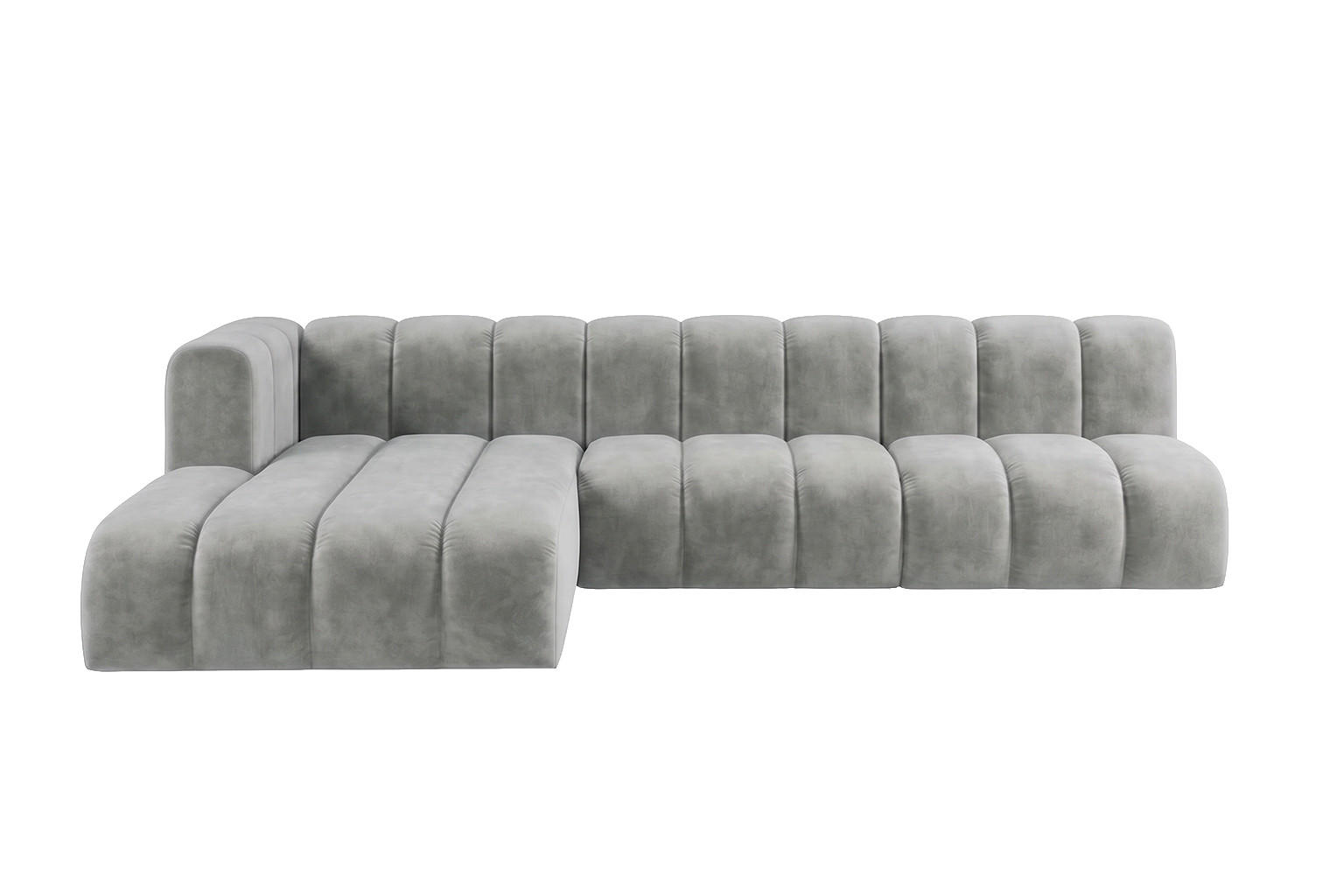Kaiser Möbel Ecksofa Grau 295x179 cm