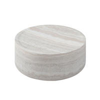 COUCHTISCH 80 cm aus Fiberglas in Beige – leicht und pflegeleicht - Beige, Glas (80/80/30.5cm) - BEAOK