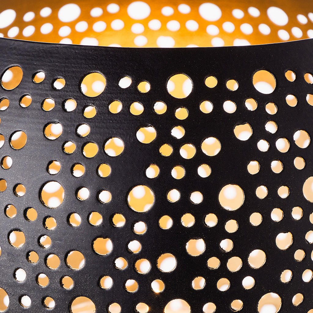 Thumbnail - Butlers Windlicht, Schwarz, Metall, 16x12x16 cm, Dekoration, Windlichter & Laternen, Windlichter