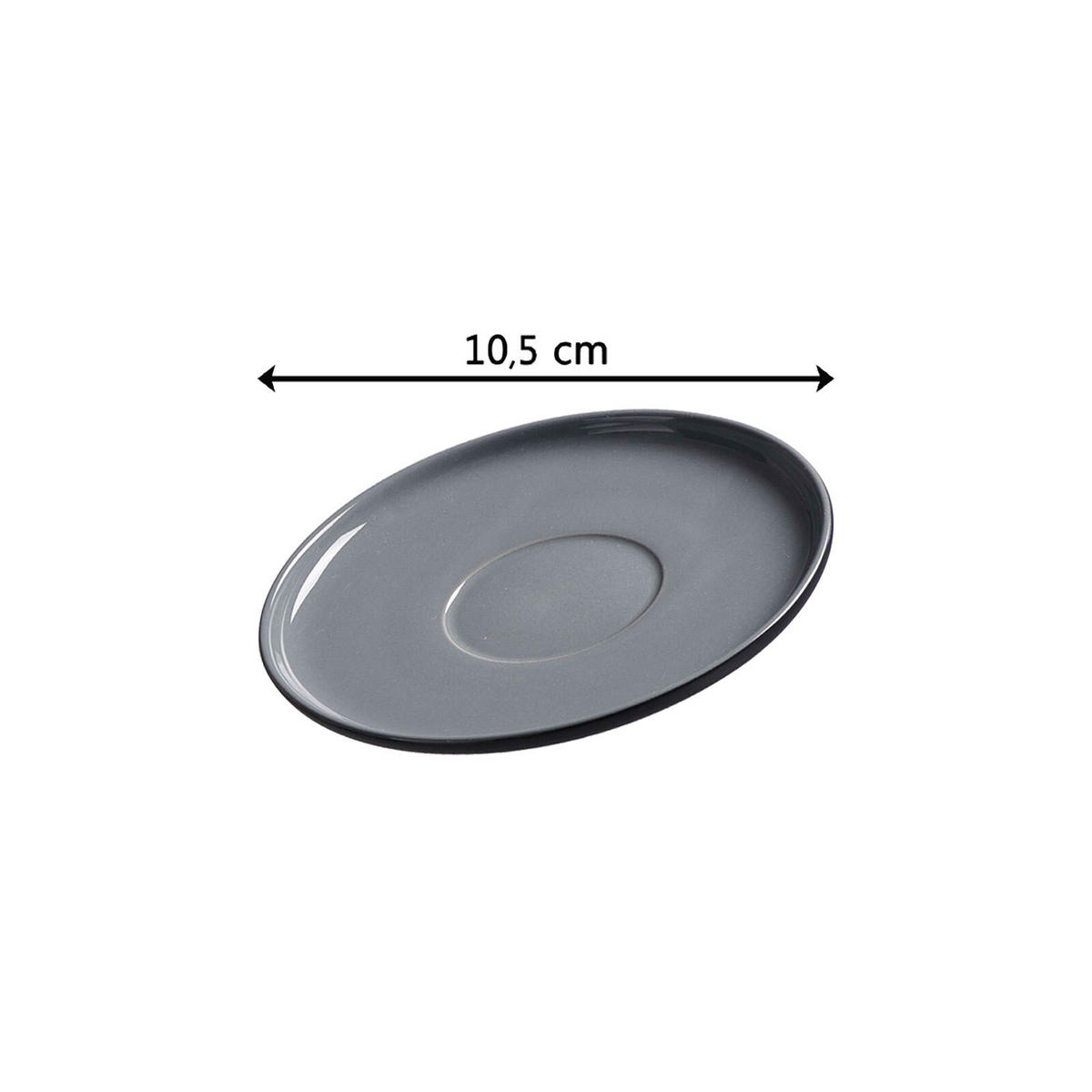 ESPRESSOTASSEN MIT UNTERTASSEN Jasper Schwarz 100 ml 4er Set - Schwarz, Keramik (1/1/1cm) - Ritzenhoff Breker