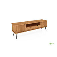 LOWBOARD LINA Wildeiche - Wildeiche, Holz (180/57/46cm) - byoak