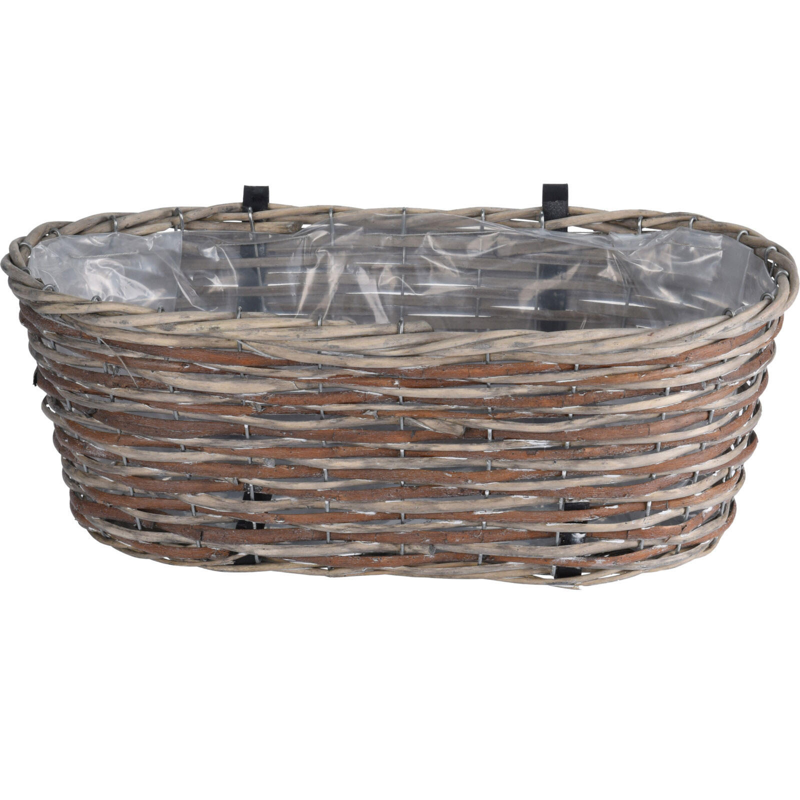 BLUMENKASTEN Korb 45/21/16 cm - Beige, Holz (21/16/45cm)