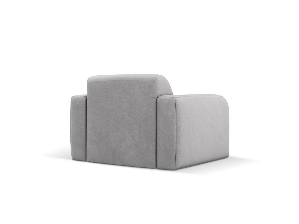 SESSEL Molino aus strukturiertem Stoff hellgrau - Hellgrau, Textil (95/72/105cm) - Micadoni