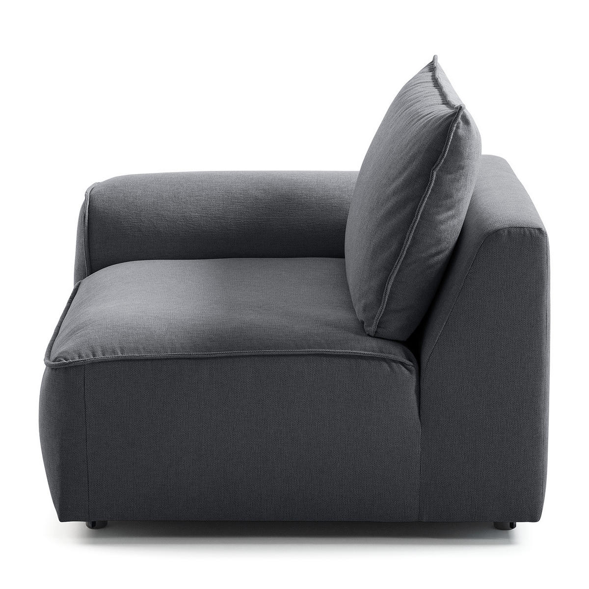 MODULSESSEL - Grau, Holz/Textil (104/82/99cm) - home24