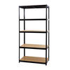 SCHWERLASTREGAL Schwarz, Braun - Schwarz/Braun, Metall (101/200/61cm) - MCW