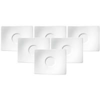 KAFFEE-/TEEUNTERTASSE NewWave weiß 6er Set - Weiß, Keramik (1cm) - Villeroy & Boch