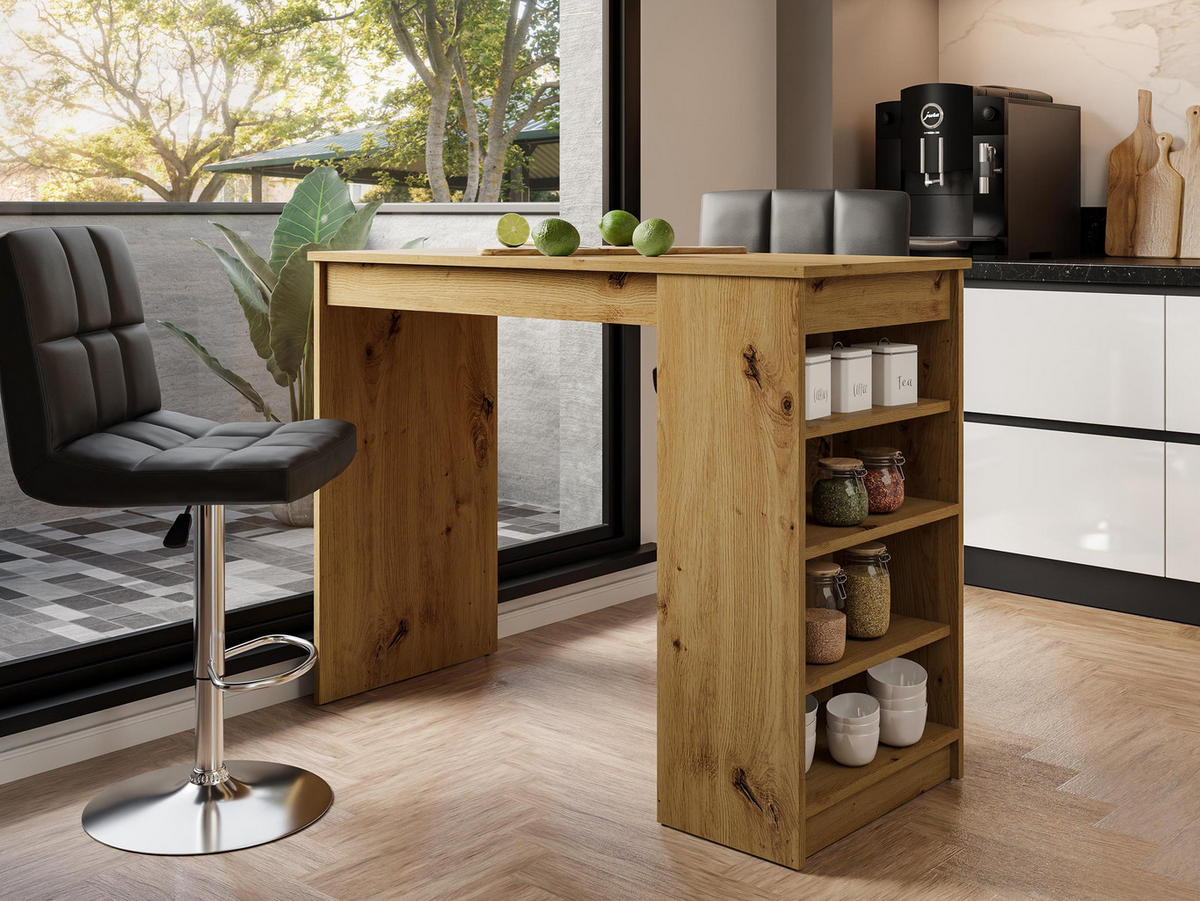 BARTISCH Zotino - Braun, Holzwerkstoff (115/102/50cm) - MIRJAN24
