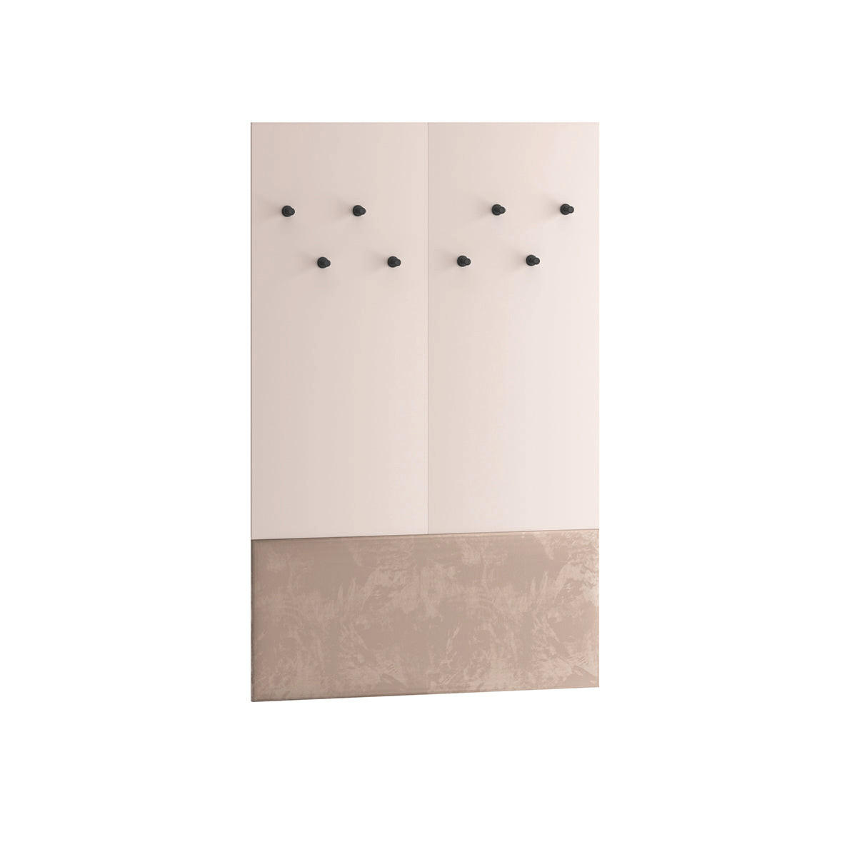 EINGANGSMÖBEL Alos Kaschmir und Holz - Beige, Holzwerkstoff (90/143/7cm) - Petits-meubles