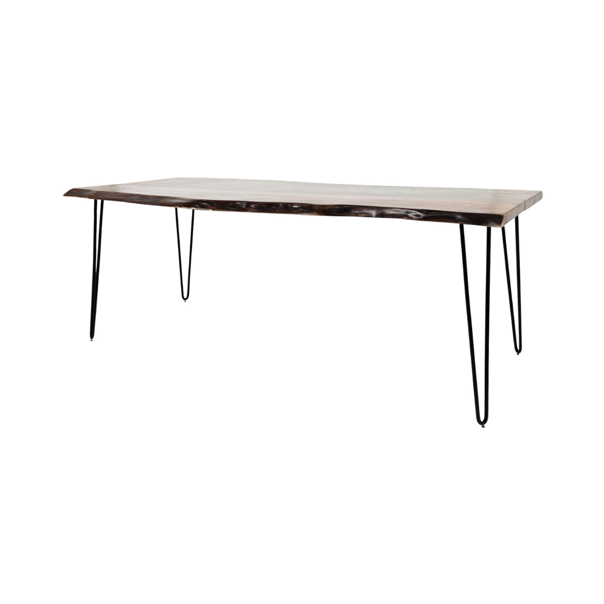 ESSTISCH AVOLA Braun 99x201x73 cm - Braun, Holz (201/99/73cm) - FURNLUX
