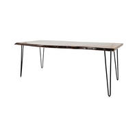 ESSTISCH AVOLA Braun 99x201x73 cm - Braun, Holz (201/99/73cm) - FURNLUX