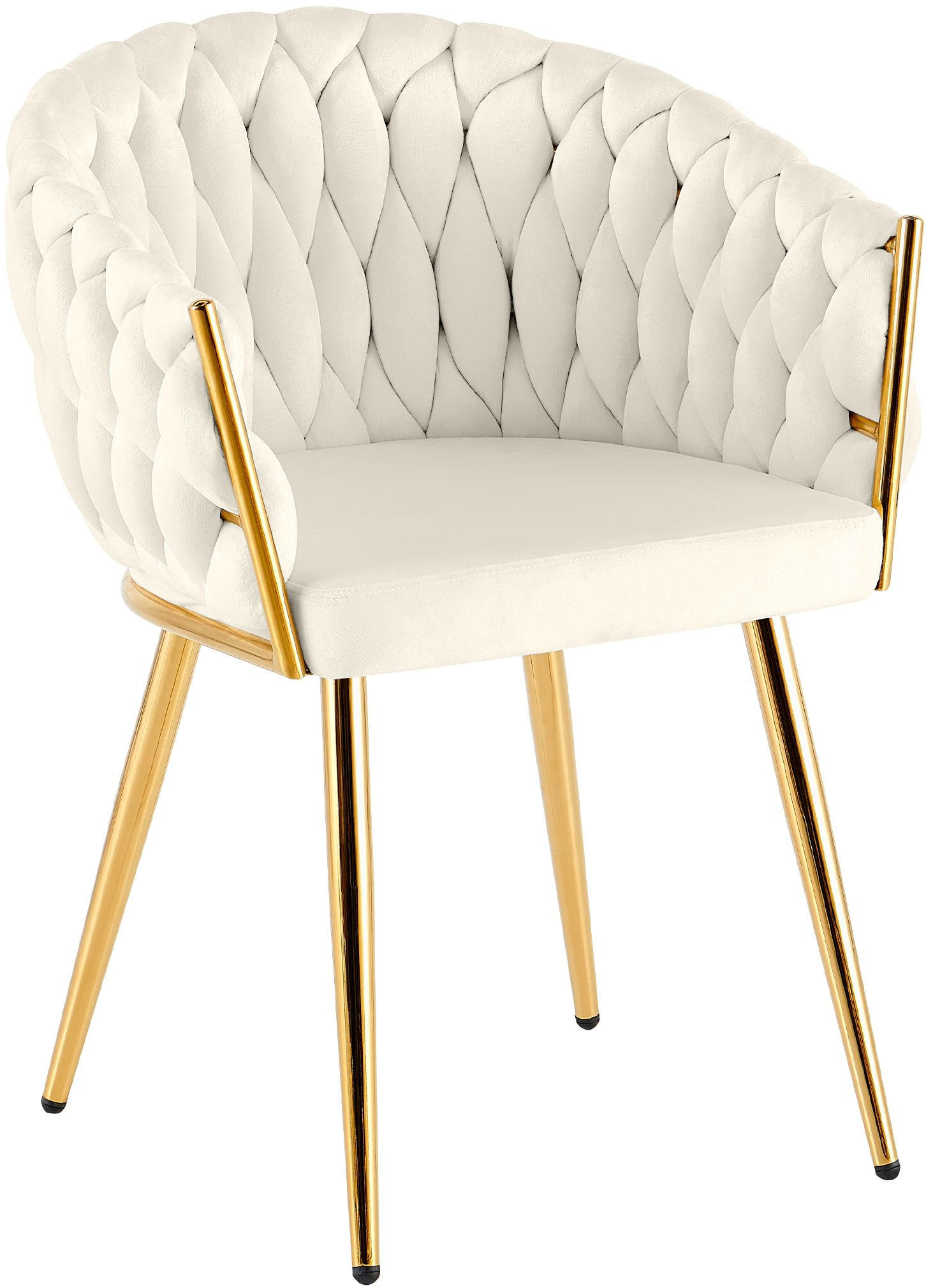 CLP Armlehnenstuhl Creme 58x80x57 cm