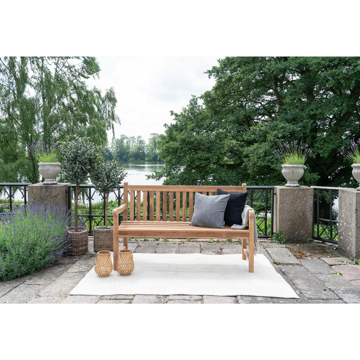 GARTENBANK Holz - Braun, Holzwerkstoff (150/92/54cm) - ebuy24