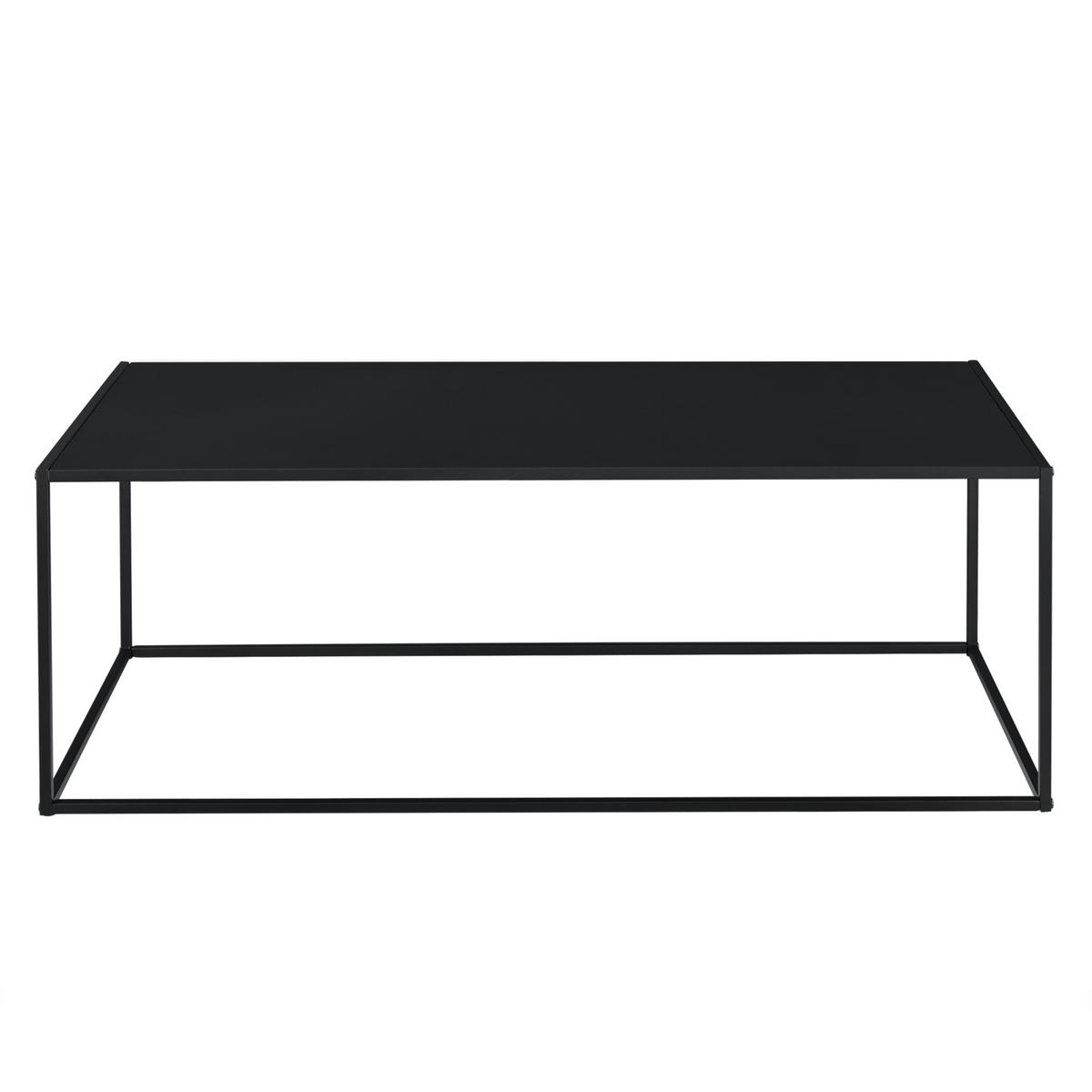 KONSOLENTISCH Montolivet - Schwarz, Metall (50/110/40cm) - [en.casa]