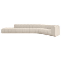 ECKSOFA modulares Sofa Tilmo-L2 - 490x194x70 cm Beige - Beige, Holzwerkstoff/Textil (490/194cm) - ALTDECOR