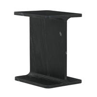 BEISTELLTISCH AVOLA Schwarz 31x38x46 cm - Schwarz, Stein (38/31/46cm) - FURNLUX
