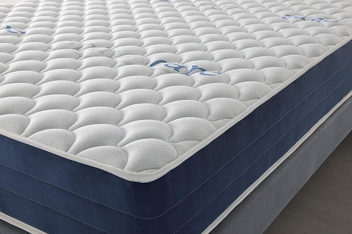 MATRATZE 90x200 Real Confort - Weiß, Textil (90/200cm) - Simpur