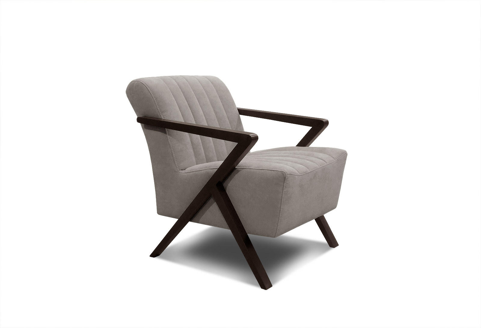 SESSEL LEBRON, taupe - Taupe, Holzwerkstoff/Textil (65/82/79cm) - Courtois Laville