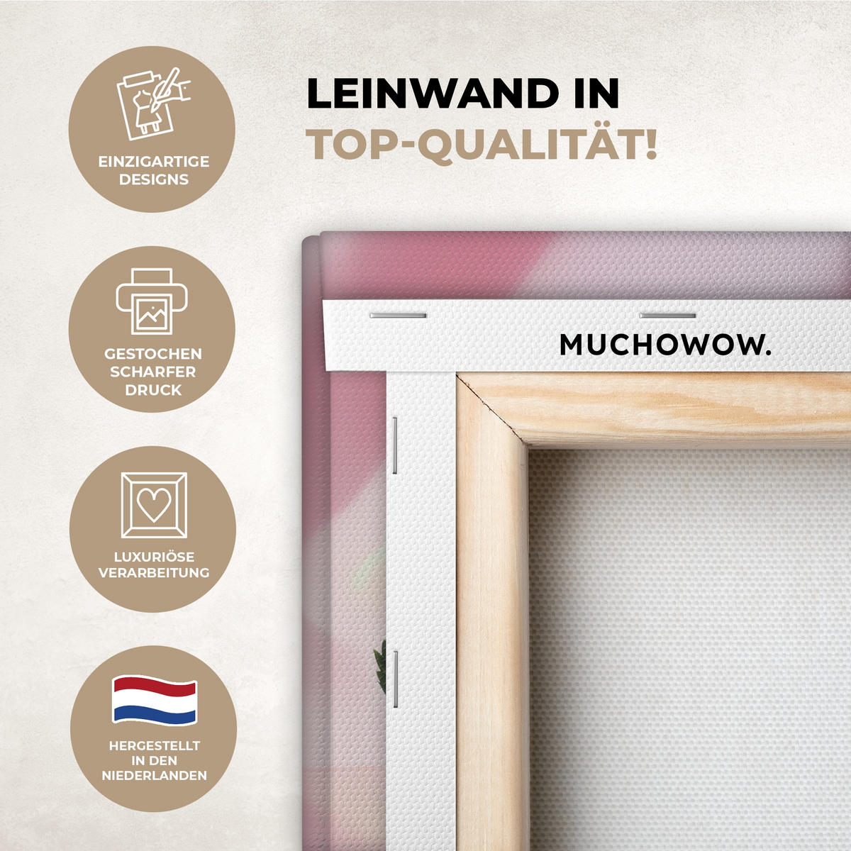 LEINWANDBILD Disco - Obst - Glitzer - Erdbeere 20x30 cm - Pink, Textil (20/30cm) - MuchoWow