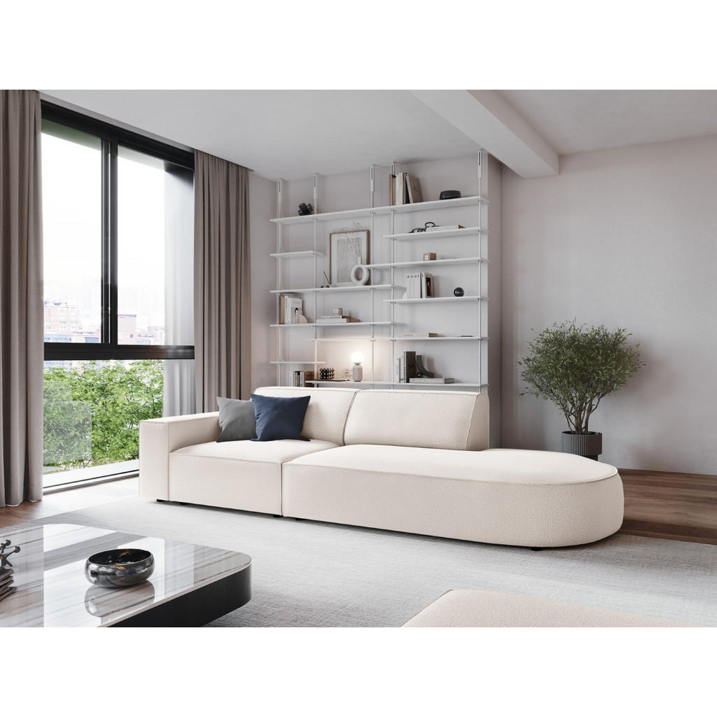 Thumbnail - Micadoni Rechtes-Sofa, Beige, Textil, 3-Sitzer, 102x70x262 cm, Hergestellt in Europa, Wohnzimmer, Sofas & Couches, Sofas...