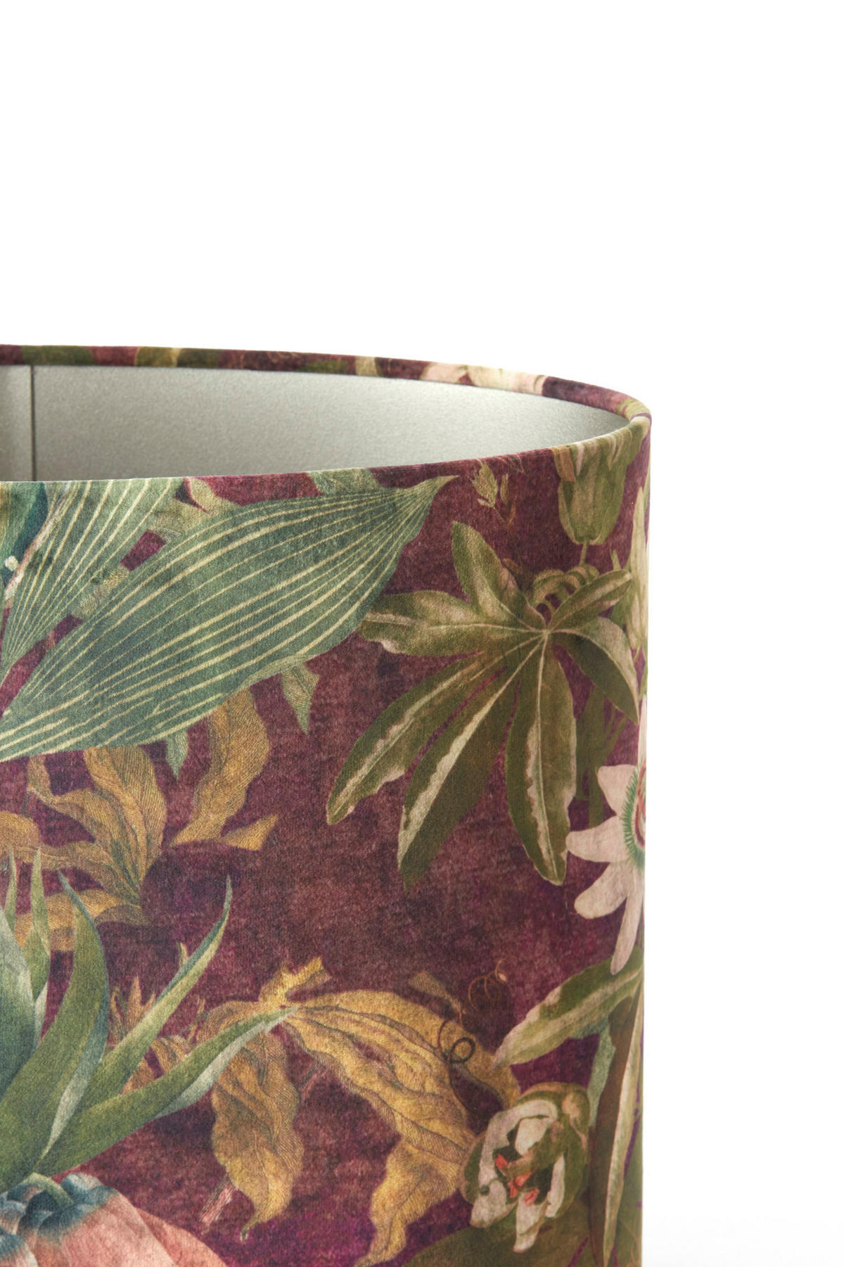 LAMPENSCHIRM Passion Violett 38/17,5/28 cm - Lila, Textil (38/17.5/28cm) - Light & Living